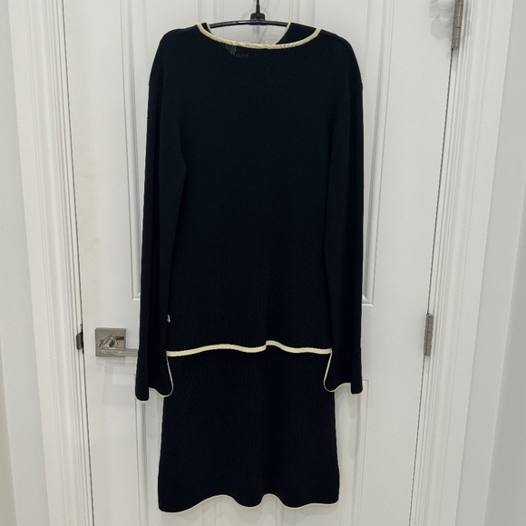 Black 2 piece VERTIGO Dress from PARIS. Very good condition. Size M - Picture 2 of 13